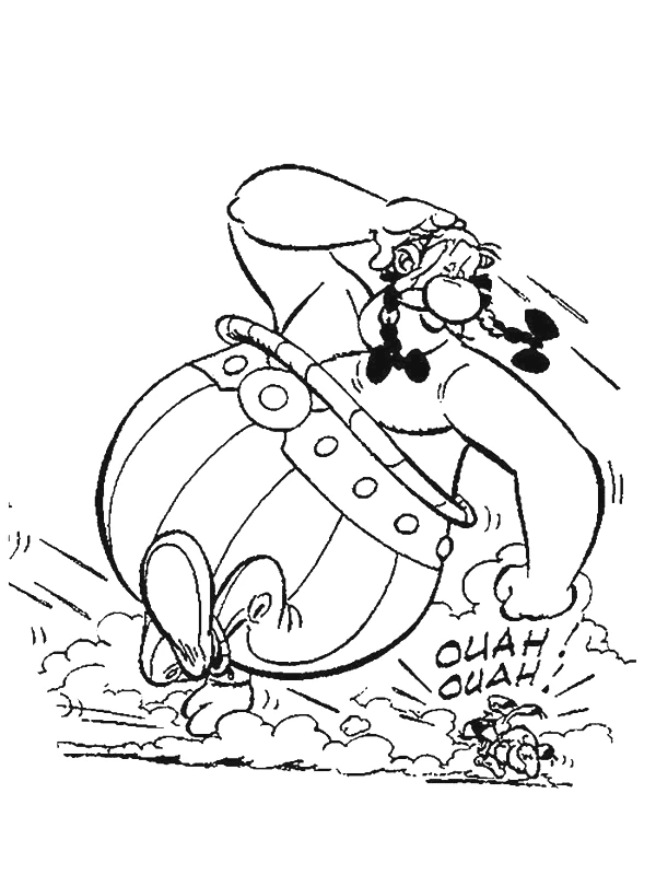 Dibujo gratuito Asterix y Obelix #24405 de la coleccion Dibujos Animados y Series Animadas para imprimir
