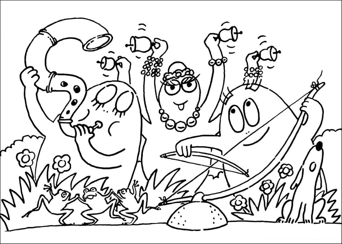 Dibujo gratuito Barbapapa #184594 de la coleccion Dibujos Animados y Series Animadas para imprimir