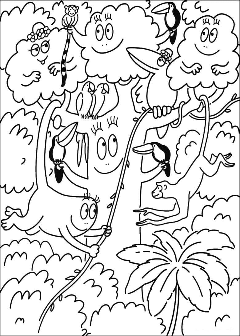 Dibujo gratuito Barbapapa #184601 de la coleccion Dibujos Animados y Series Animadas para imprimir
