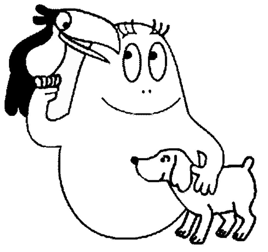 Dibujo gratuito Barbapapa #184618 de la coleccion Dibujos Animados y Series Animadas para imprimir