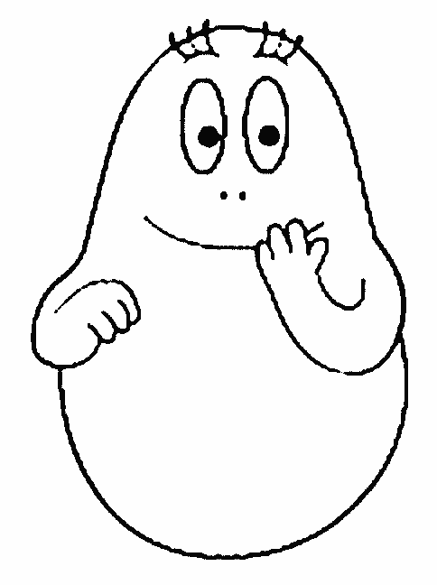 Dibujo gratuito Barbapapa #36431 de la coleccion Dibujos Animados y Series Animadas para imprimir