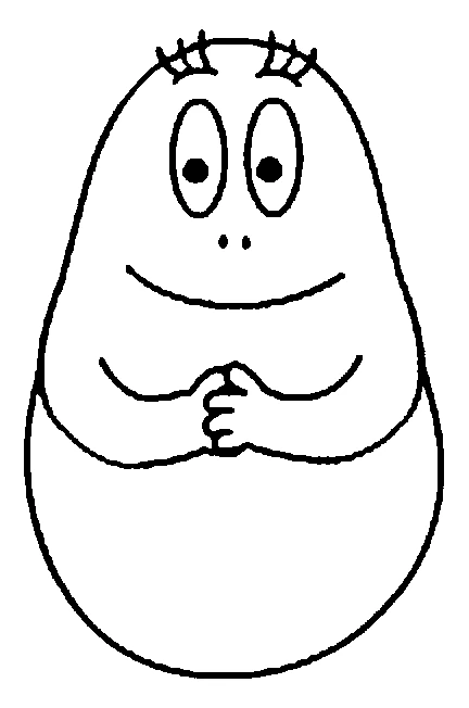 Dibujo gratuito Barbapapa #36530 de la coleccion Dibujos Animados y Series Animadas para imprimir