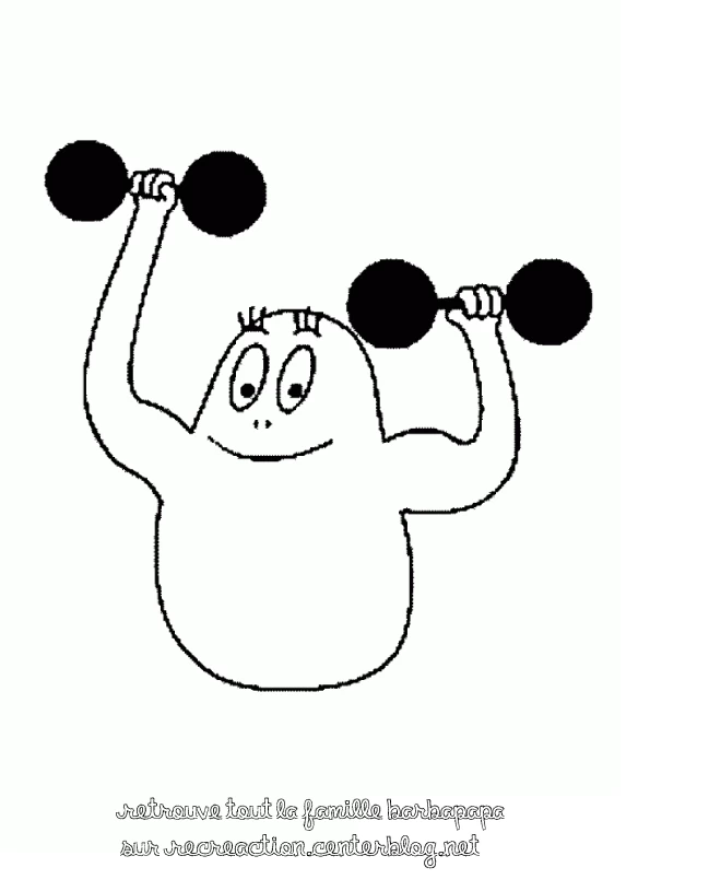Dibujo gratuito Barbapapa #36573 de la coleccion Dibujos Animados y Series Animadas para imprimir