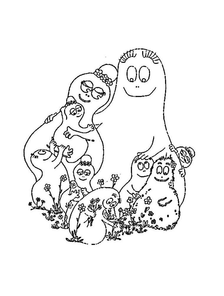 Dibujo gratuito Barbapapa #36605 de la coleccion Dibujos Animados y Series Animadas para imprimir