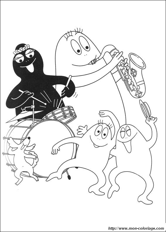 Dibujo gratuito Barbapapa #36617 de la coleccion Dibujos Animados y Series Animadas para imprimir