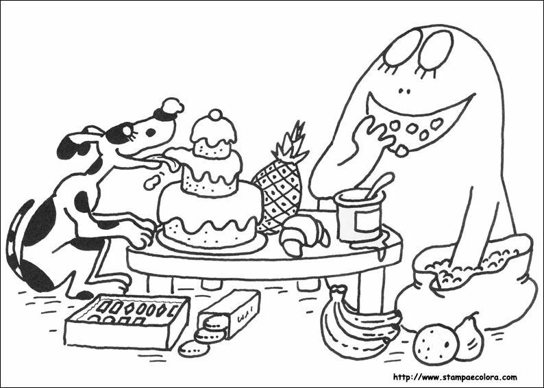 Dibujo gratuito Barbapapa #36666 de la coleccion Dibujos Animados y Series Animadas para imprimir