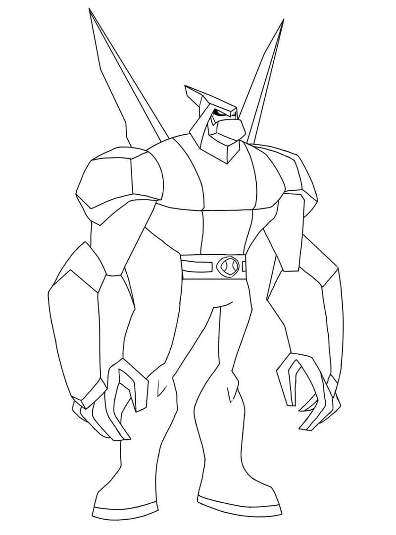Dibujo gratuito Ben 10 #184750 de la coleccion Dibujos Animados y Series Animadas para imprimir