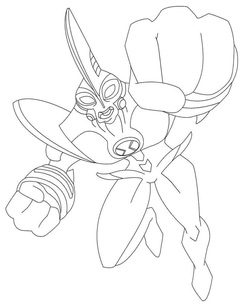 Dibujo gratuito Ben 10 #184753 de la coleccion Dibujos Animados y Series Animadas para imprimir