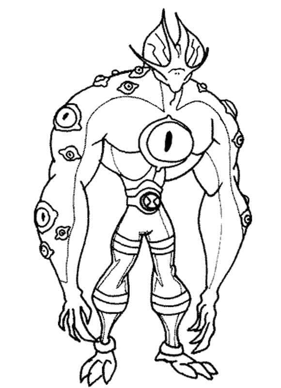 Dibujo gratuito Ben 10 #184772 de la coleccion Dibujos Animados y Series Animadas para imprimir