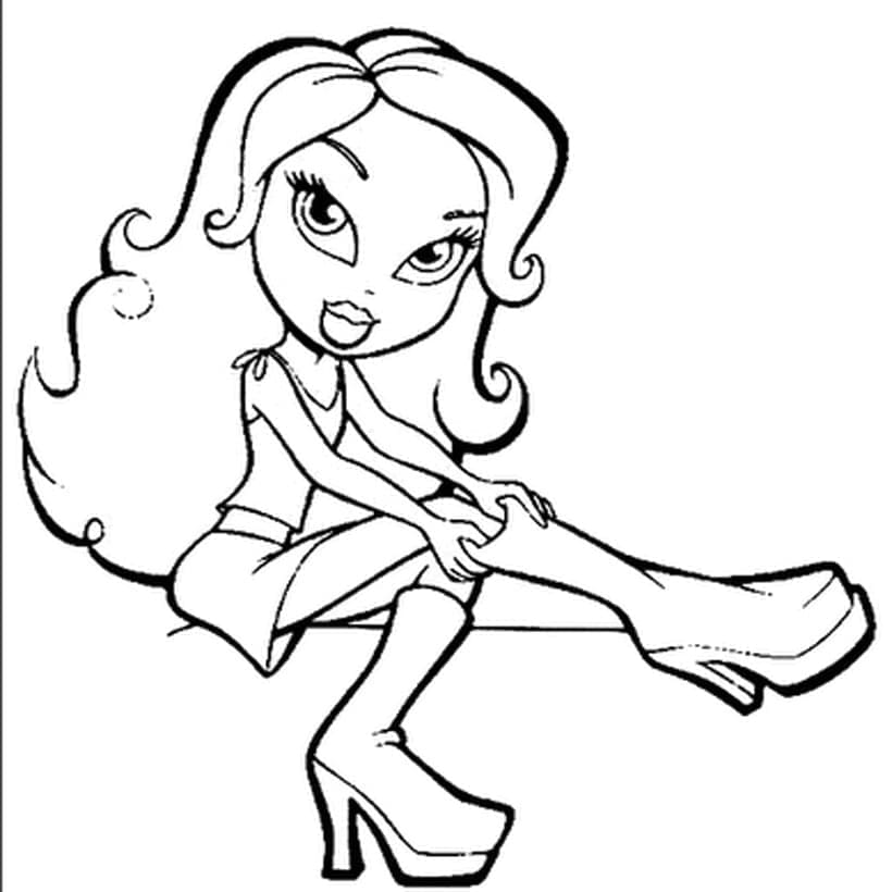 Dibujo gratuito Bratz #203136 de la coleccion Dibujos Animados y Series Animadas para imprimir