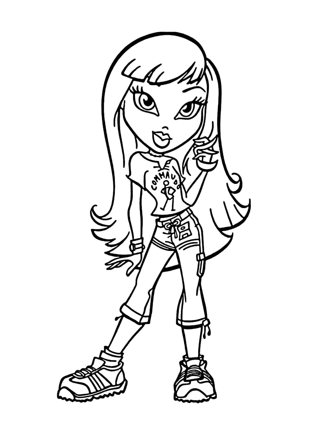Dibujo gratuito Bratz #203138 de la coleccion Dibujos Animados y Series Animadas para imprimir