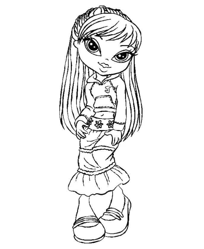Dibujo gratuito Bratz #203140 de la coleccion Dibujos Animados y Series Animadas para imprimir