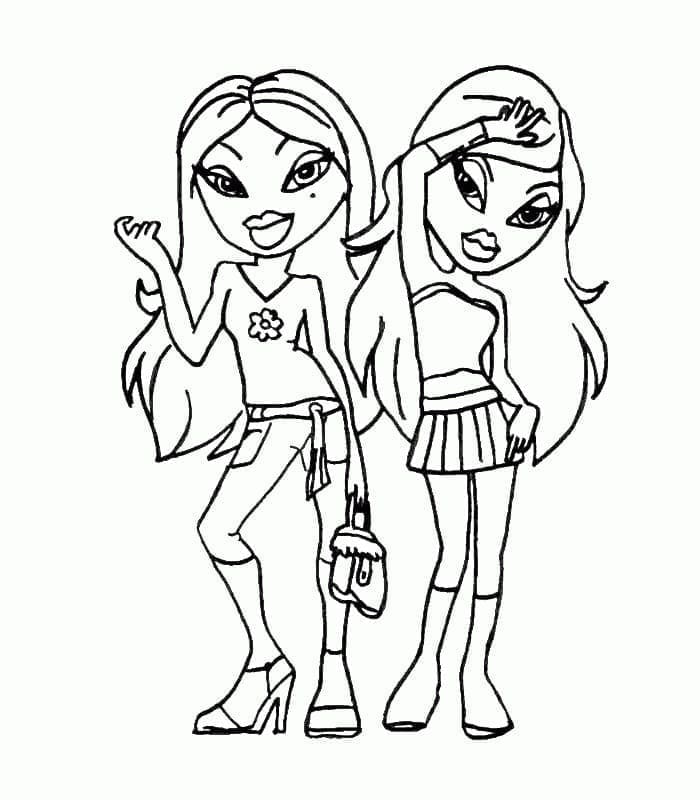 Dibujo gratuito Bratz #203151 de la coleccion Dibujos Animados y Series Animadas para imprimir