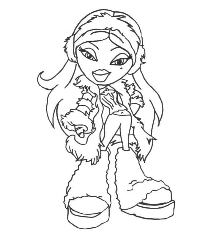 Dibujo gratuito Bratz #203158 de la coleccion Dibujos Animados y Series Animadas para imprimir