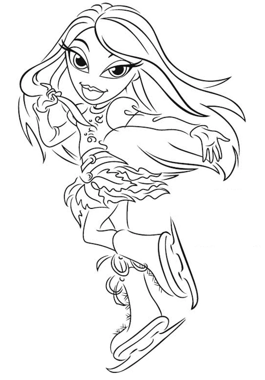 Dibujo gratuito Bratz #32482 de la coleccion Dibujos Animados y Series Animadas para imprimir