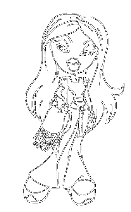 Dibujo gratuito Bratz #32732 de la coleccion Dibujos Animados y Series Animadas para imprimir