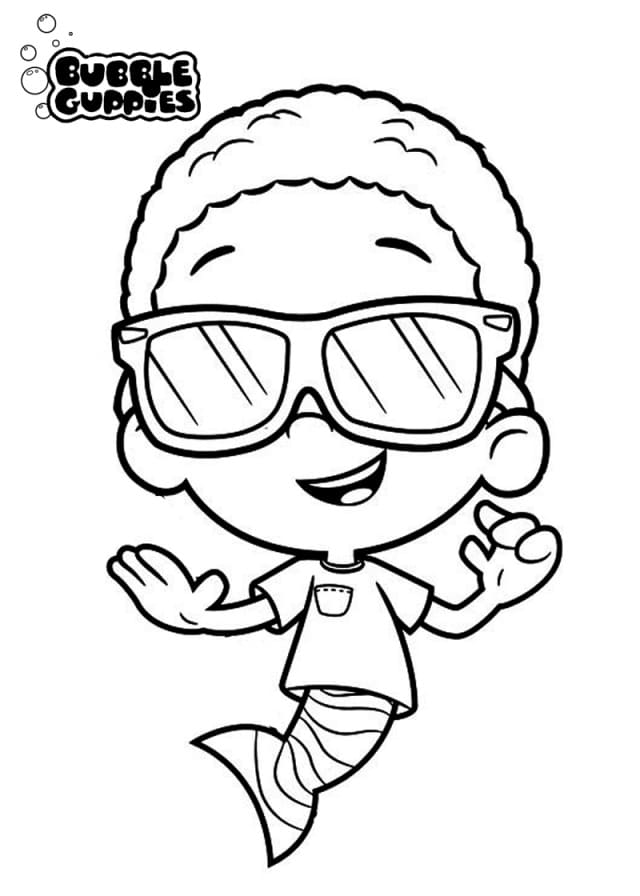 Dibujo gratuito Bubble Guppies #199386 de la coleccion Dibujos Animados y Series Animadas para imprimir