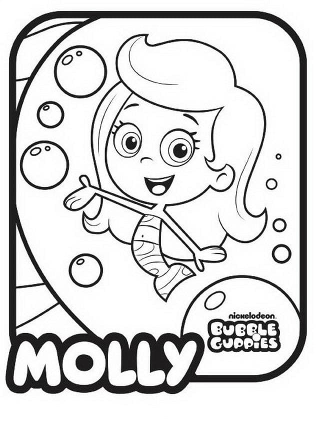 Dibujo gratuito Bubble Guppies #199389 de la coleccion Dibujos Animados y Series Animadas para imprimir