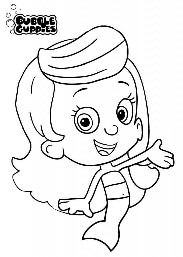 Dibujo gratuito Bubble Guppies #199390 de la coleccion Dibujos Animados y Series Animadas para imprimir