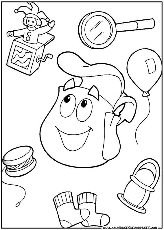 Dibujo gratuito Dora la Exploradora #29779 de la coleccion Dibujos Animados y Series Animadas para imprimir