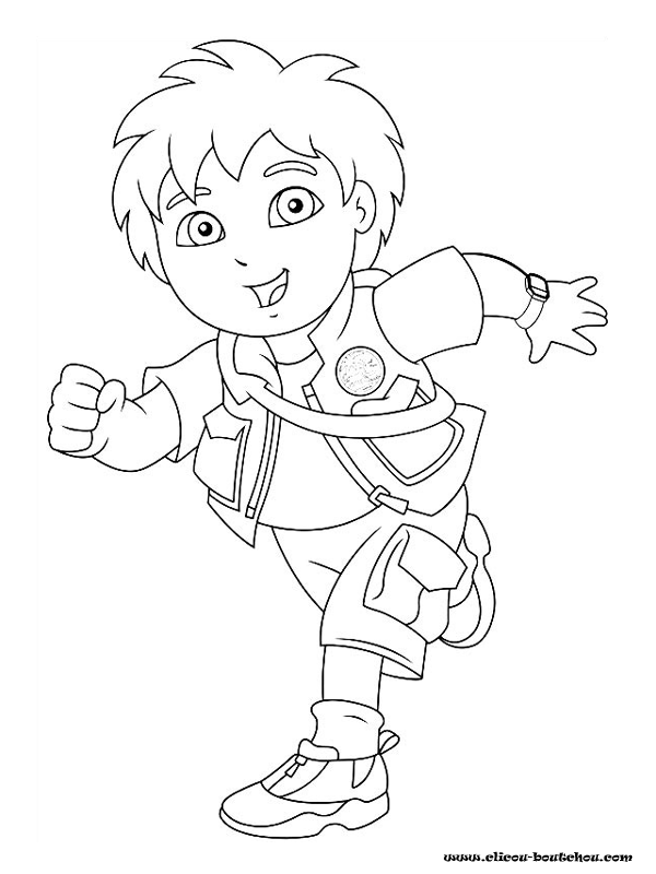 Dibujo gratuito Dora la Exploradora #29860 de la coleccion Dibujos Animados y Series Animadas para imprimir