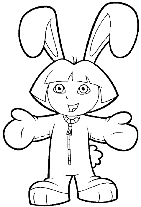 Dibujo gratuito Dora la Exploradora #29900 de la coleccion Dibujos Animados y Series Animadas para imprimir