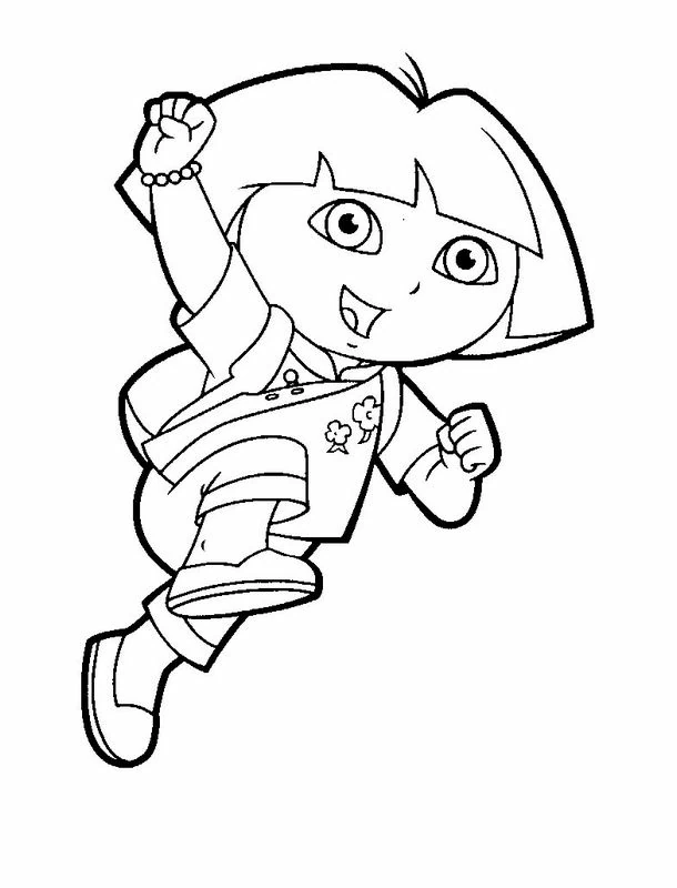 Dibujo gratuito Dora la Exploradora #29990 de la coleccion Dibujos Animados y Series Animadas para imprimir