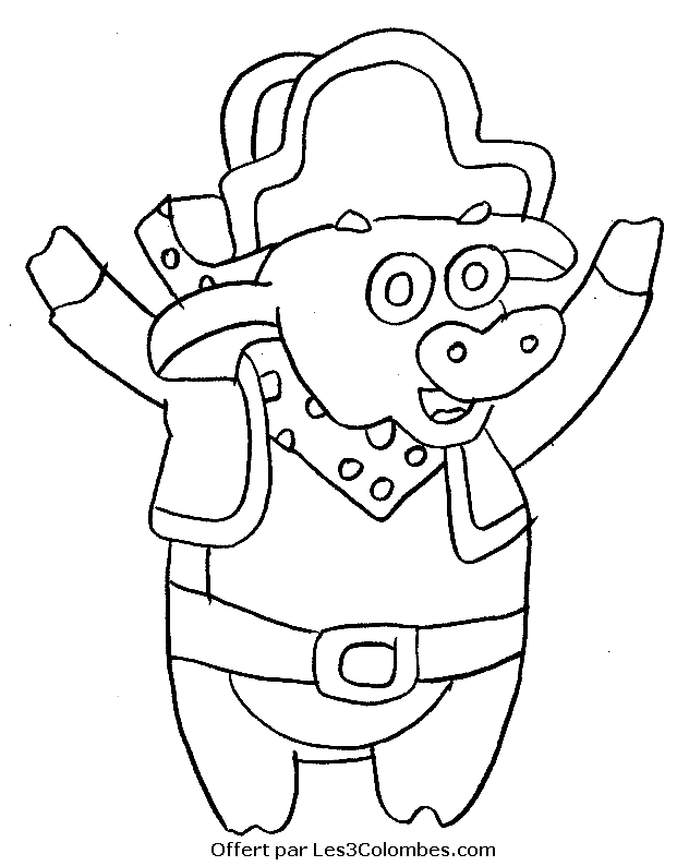 Dibujo gratuito Dora la Exploradora #30009 de la coleccion Dibujos Animados y Series Animadas para imprimir
