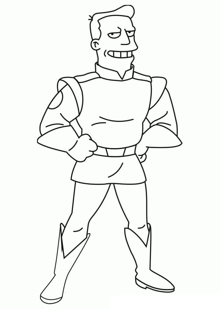 Dibujo gratuito Futurama #206542 de la coleccion Dibujos Animados y Series Animadas para imprimir