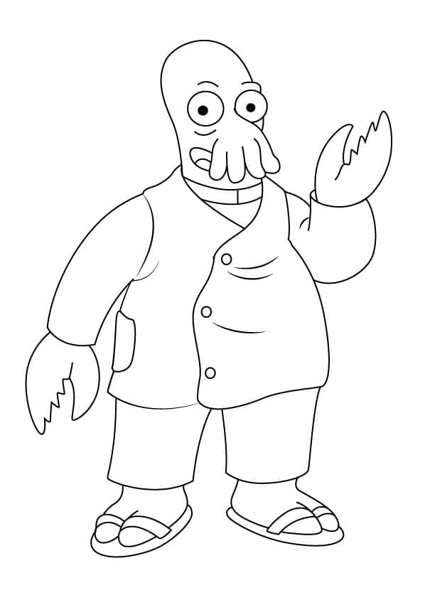 Dibujo gratuito Futurama #206557 de la coleccion Dibujos Animados y Series Animadas para imprimir