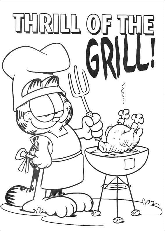 Dibujo gratuito Garfield #196238 de la coleccion Dibujos Animados y Series Animadas para imprimir
