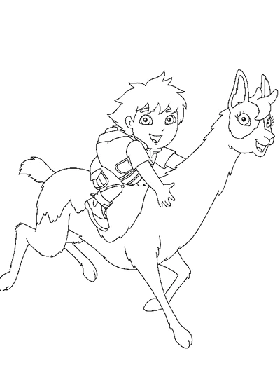 Dibujo gratuito Go Diego! #48572 de la coleccion Dibujos Animados y Series Animadas para imprimir