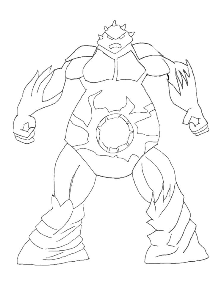 Dibujo gratuito Gormiti #210495 de la coleccion Dibujos Animados y Series Animadas para imprimir