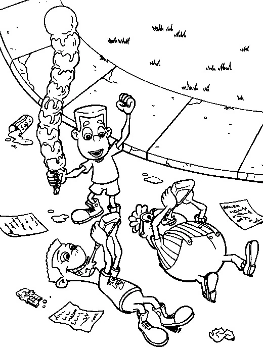 Dibujo gratuito Jimmy Neutron #48890 de la coleccion Dibujos Animados y Series Animadas para imprimir