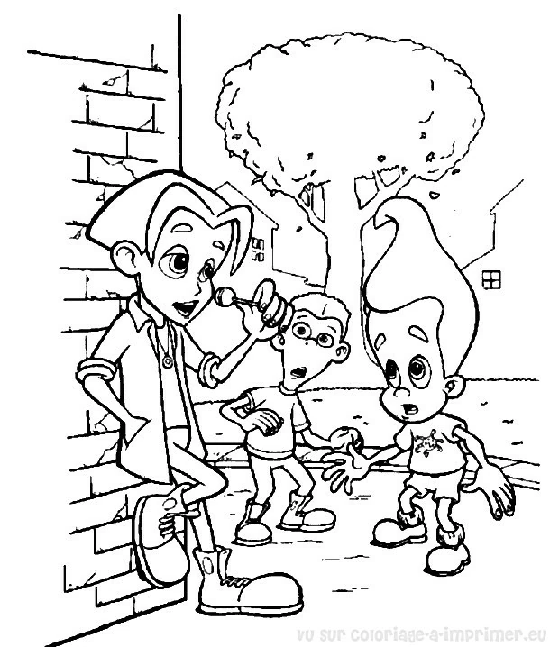 Dibujo gratuito Jimmy Neutron #48893 de la coleccion Dibujos Animados y Series Animadas para imprimir