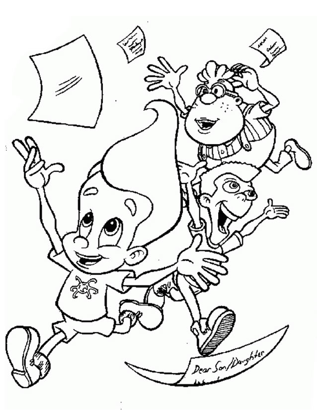 Dibujo gratuito Jimmy Neutron #48909 de la coleccion Dibujos Animados y Series Animadas para imprimir