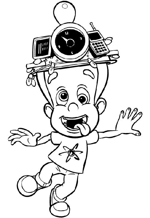 Dibujo gratuito Jimmy Neutron #48930 de la coleccion Dibujos Animados y Series Animadas para imprimir