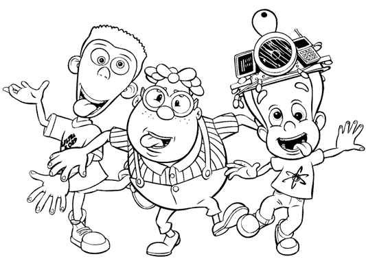 Dibujo gratuito Jimmy Neutron #48976 de la coleccion Dibujos Animados y Series Animadas para imprimir