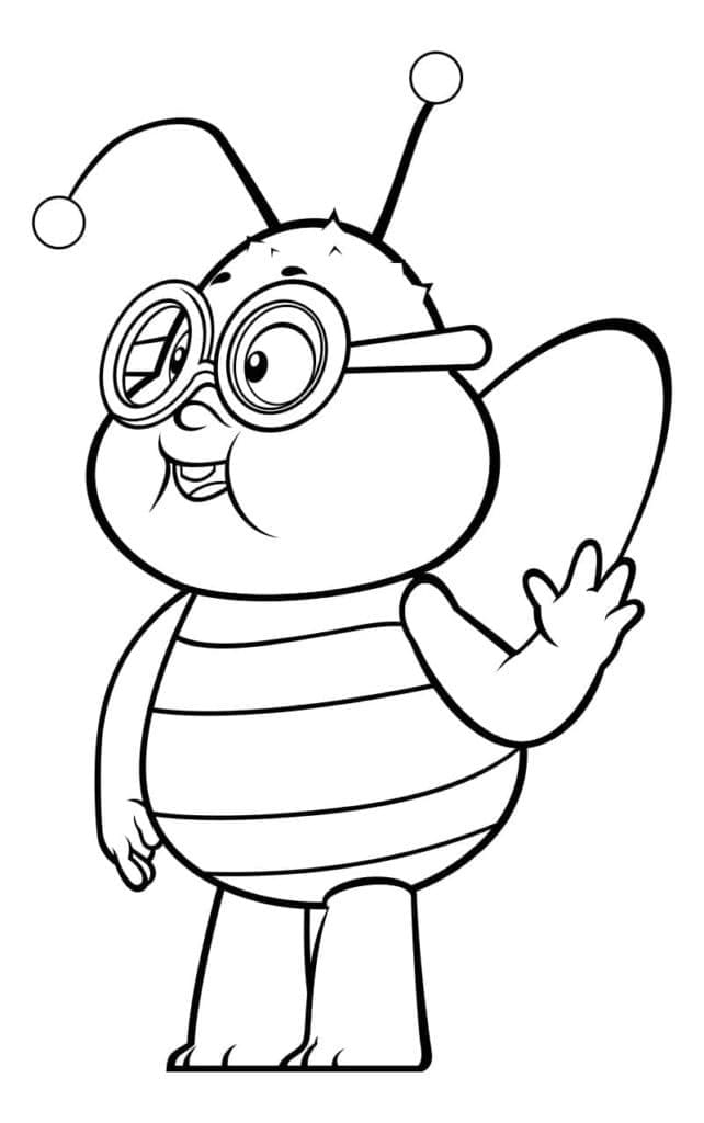 Dibujo gratuito La Abeja Maya #202555 de la coleccion Dibujos Animados y Series Animadas para imprimir