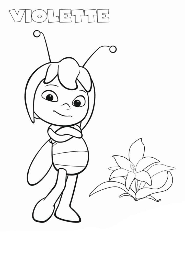 Dibujo gratuito La Abeja Maya #202599 de la coleccion Dibujos Animados y Series Animadas para imprimir