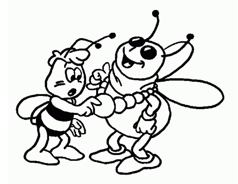 Dibujo gratuito La Abeja Maya #28226 de la coleccion Dibujos Animados y Series Animadas para imprimir
