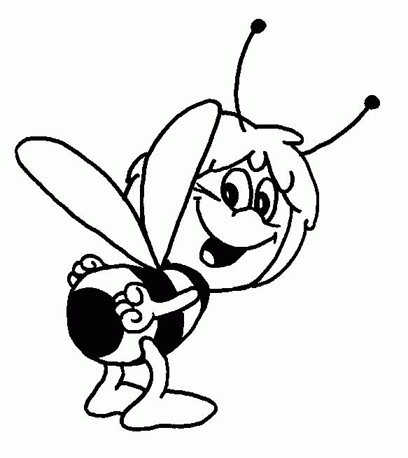 Dibujo gratuito La Abeja Maya #28244 de la coleccion Dibujos Animados y Series Animadas para imprimir