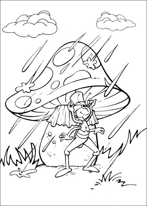 Dibujo gratuito La Abeja Maya #28257 de la coleccion Dibujos Animados y Series Animadas para imprimir