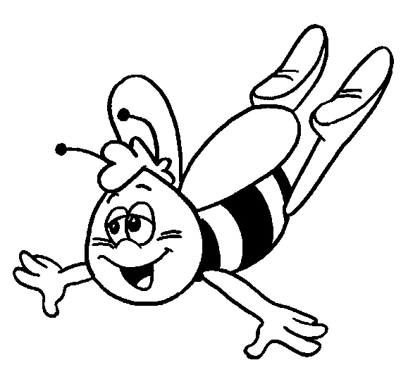 Dibujo gratuito La Abeja Maya #28393 de la coleccion Dibujos Animados y Series Animadas para imprimir