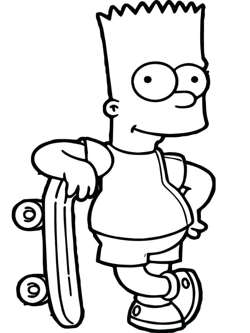 Dibujo gratuito Los Simpson #200532 de la coleccion Dibujos Animados y Series Animadas para imprimir