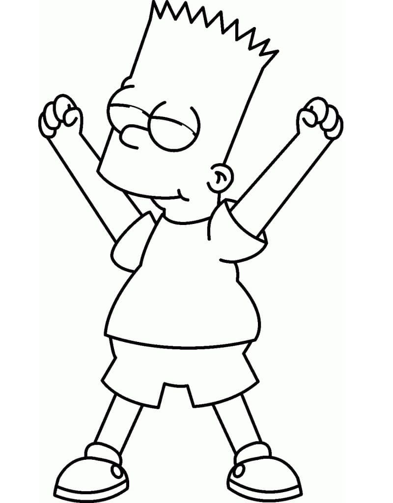 Dibujo gratuito Los Simpson #200536 de la coleccion Dibujos Animados y Series Animadas para imprimir
