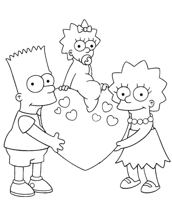 Dibujo gratuito Los Simpson #200541 de la coleccion Dibujos Animados y Series Animadas para imprimir