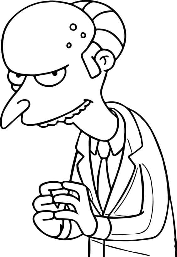 Dibujo gratuito Los Simpson #200543 de la coleccion Dibujos Animados y Series Animadas para imprimir