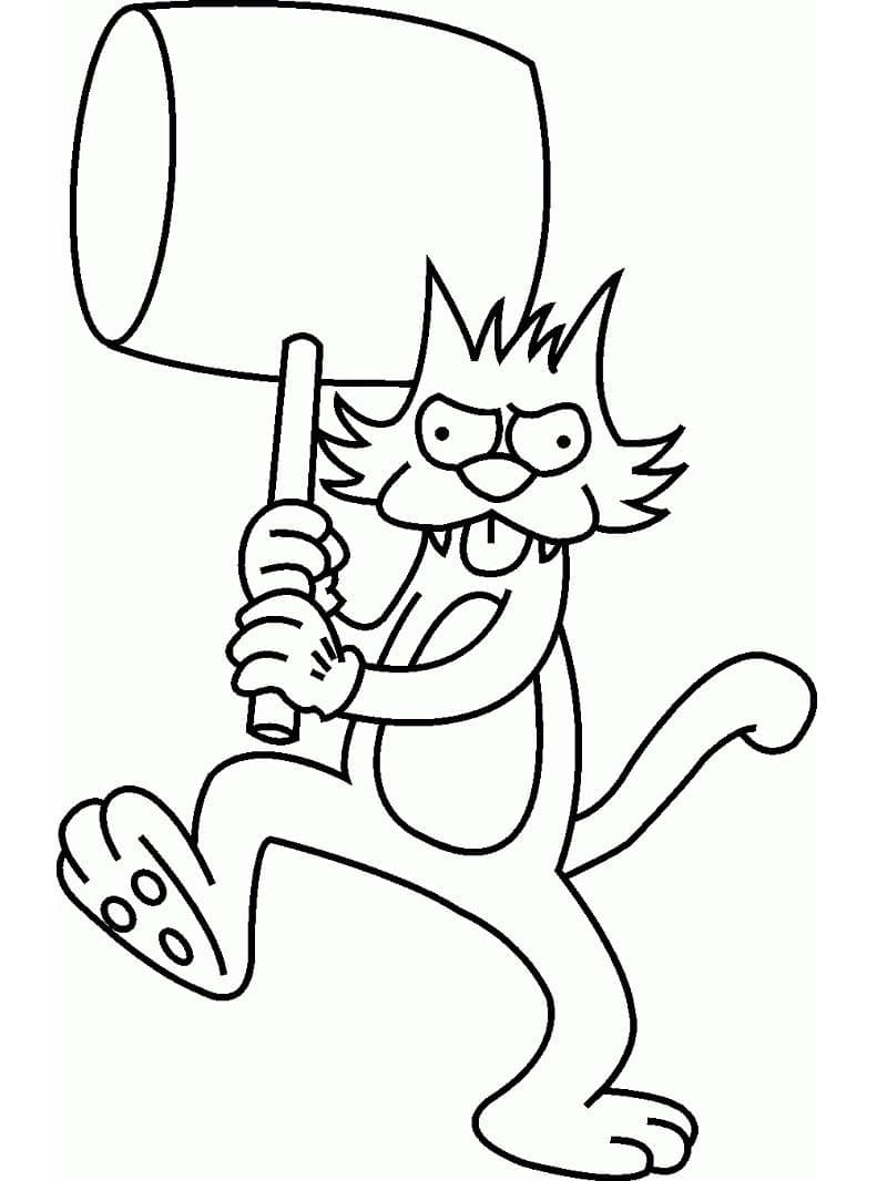 Dibujo gratuito Los Simpson #200544 de la coleccion Dibujos Animados y Series Animadas para imprimir