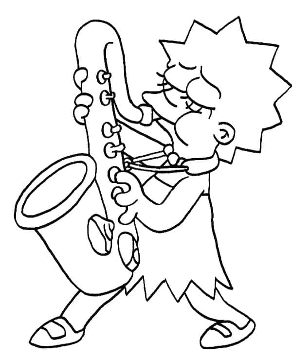 Dibujo gratuito Los Simpson #200559 de la coleccion Dibujos Animados y Series Animadas para imprimir
